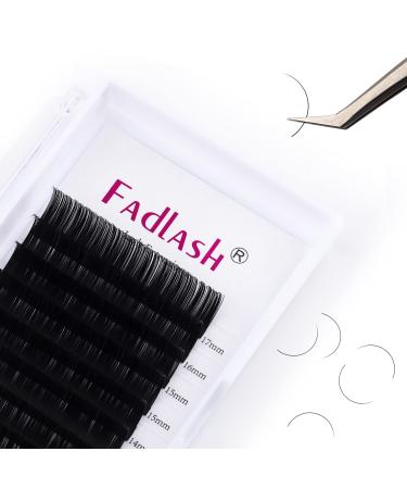 Individual classic eyelash extension 0.15mm C curl Mix 9-17mm black natural eyelashes Professional classic individual eyelash extension Mix (9-17) 0.15-c