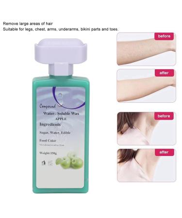 Buy Roll On Wax 150g - Mild Green Apple Hair Removal Wax for Legs & Body | Salon Quality Depilation Cartridges - Buy Online on SooperMarket.com