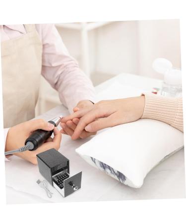 FRCOLOR Nail Polish Storage Nail Art Stand Nail Bit Usb Holder Tool Stand Nail Stuff Organizer Para Guardar Nail Grinding Bits Container Monitor Electric Nail Acrylic 12x8.5cm Black - Buy Online on SooperMarket.com