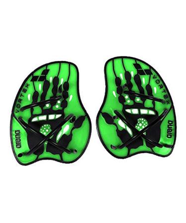Arena Vortex Evolution Swim Training Hand Paddle Medium Acid Lime/Black