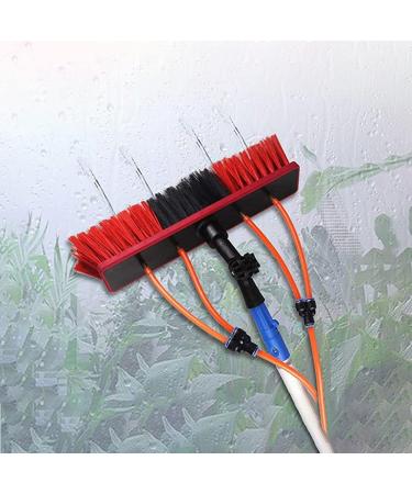 Window clean Dekton 3 12m Rod Washing Set Equipment Telescopic Extension Pole Squeegee Kit Extendable Cleaner Conservatory Washing Equipment Cleaning Conservatory Roof/Window Clean 55cm Brush Head 6M/21FT