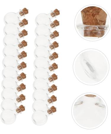 Zerodeko Storage Bottles 40 Pcs Mini Wishing Bottle Glass Bottle Cork Decorative Bottle Bed Room Decor As Shownx2pcs 2.8x2cmx2pcs - Buy Online on SooperMarket.com