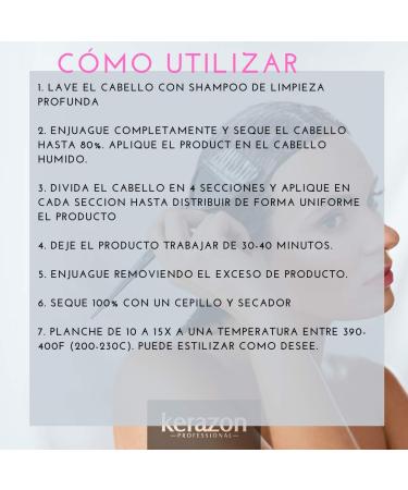 KERAZON Intensive Brazilian Hair Botox Treatment | Thermal Activated Mask for Stronger Volume & Frizz Control | Formaldehyde-Free - Buy Online on SooperMarket.com