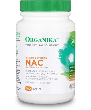 Organika NAC (N-Acetyl-L-Cysteine) 500mg & L-Glutathione (Reduced) | Supports Antioxidant & Detox Levels Immune System Support & Liver Support - Buy Online on SooperMarket.com