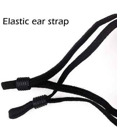 Set of 2 Reusable Adjustable 3-Layer Clear Black Game Face Masks - Gyothrig - Buy Online on SooperMarket.com