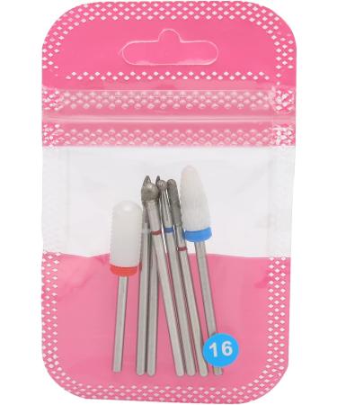 Acrylic Gel Nail Bit Kit Cuticle Remover Ceramic Nail Drill Bits Set Manicure Pedicure for Salon - Buy Online on SooperMarket.com