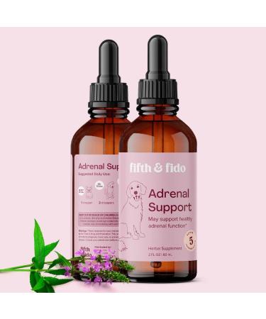 Dog Adrenal Support - Herbal Kidney & Cushings Treatment - 2 Fl Ounces - Buy Online on SooperMarket.com
