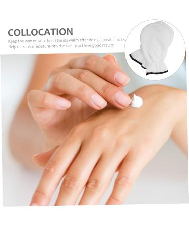 minkissy 3 Pairs Wax Essential Oil Gloves Thickened Gloves Heat Preservation Mitten Moisturizing Glove Bath Mitt Spa Gloves Hand Healing Gloves Polyester Miss White Warm Wax Make up - Buy Online on SooperMarket.com