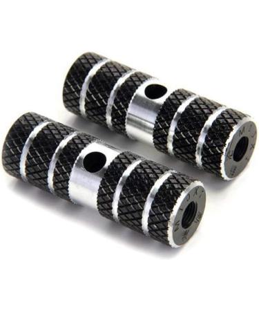 Amotor 2Pcs Black Aluminum Alloy BMX Lead Foot Pegs - Buy Online on SooperMarket.com