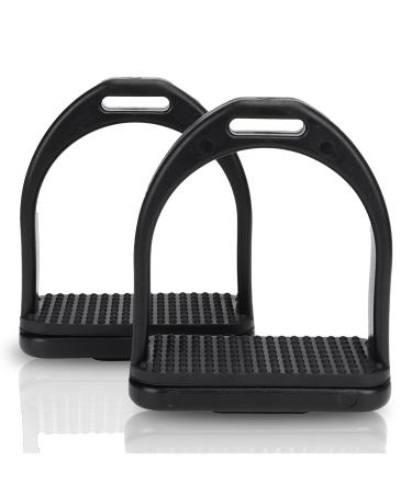 Salalis 2 pieces black plastic sting bar safety stick bracket non-slip rubber riding bars youth gown bar with rubber polster breissant accessories (S holds 5 kg 20.5 x 38.7 x s holds 5 kg 20.5 x 38.7 x 13cm