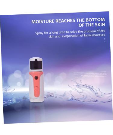 Baluue 3 Sets Hydrating Instrument Skin Moistener Handheld Sprayer Rechargeable Sprayer Face Mist Pink Abs - Buy Online on SooperMarket.com
