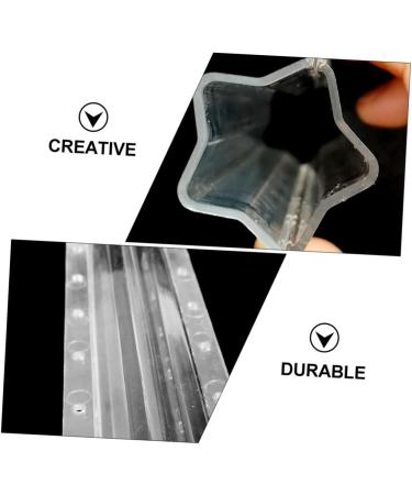 SUPVOX 6 pcs Vegetables Stencil Clear Growing Garden Tools Heart-Shaped Cube Gardening Growth Heart - Buy Online on SooperMarket.com