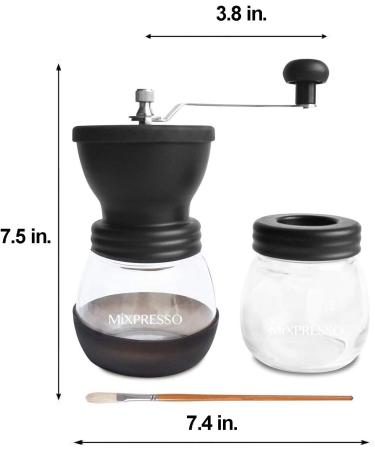 Coffee Bean Grinder - Japanese Style Hand Coffee Grinder Set - by Mixpresso Coffee - Buy Online on SooperMarket.com