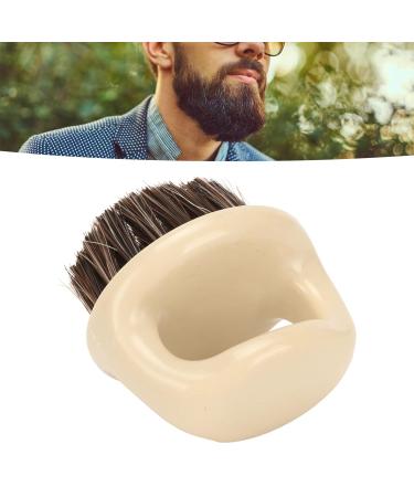 3-Part Shaving Brush Ring for Men | Soft Bristle Beard & Hair Styling Tool | Essential Hairdressing Comb & Cleaning Brush - Buy Online on SooperMarket.com