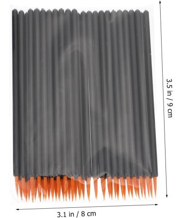 FOYTOKI 100pcs Disposable Eyeliner Brush Cosmetic Eye Precise Eyeliner Brush Mini Lipsticks Liquid Eyeliner 9x6.5cm As Shown - Buy Online on SooperMarket.com