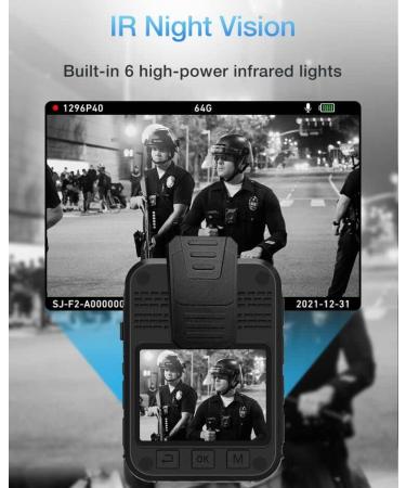 JieSuDa Q5 4K Body Camera with 64G Memory and Clear Night Vision - Buy Online on SooperMarket.com