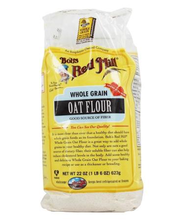 Bob's Red Mill - Whole Grain Oat Flour - 22 oz (pack of 2)