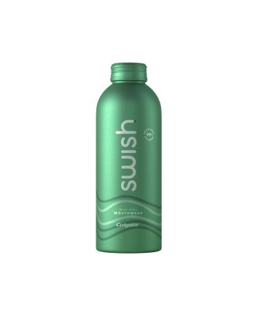 Swish by Colgate Antibacterial Alcohol Free Mouthwash for Healthy Gums and Fresh Breath - Mild Mint - 16 fl.oz./ 1pk Mild Mint 16 Fl Oz (Pack of 1)
