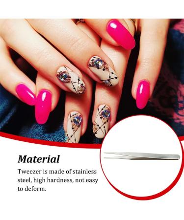 Dajidafu Eyelash Tweezers Stainless Steel High Precision Anti-static Curved Eyebrow Nipper Lash Supplies Eyewinker Extension Tools 10 - Buy Online on SooperMarket.com