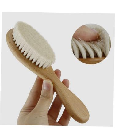 Healeved 4 Pcs Baby Hair Brush Comb Scalp Scrubber Spa Kit - Natural Soft Brushes for Baby Shampoo & Detangling - Children's Bathing Supply and Baby Care Set - Buy Online on SooperMarket.com