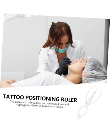 1 Pc Three- Point Grooming Stencil Girl Eyebrow Measuring Tool Positioning Ruler Travel Portable - Buy Online on SooperMarket.com