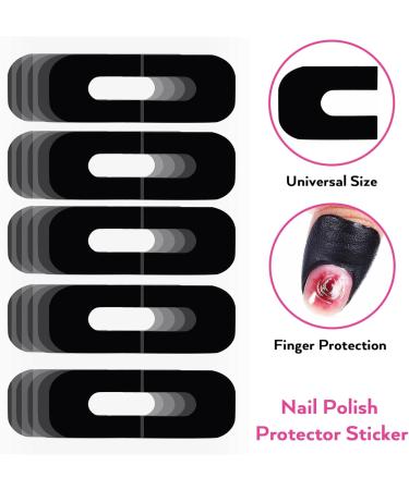 FRCOLOR 300 Sheets Nail Protection for Gel Polish Cuticle Protection for Nail Polish Protective Cover Nail Tape Safety Mask Nail Polish Protection Sticker Tool Protection Manicure 3.00X2.50X0.10CMx3pcs As shown x 3 pieces - Buy Online on SooperMarket.com