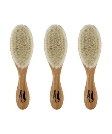 Beavorty 3st mustache Bartbrush woolbrush men stand in front of clean brush hairbrush baby woods the face mediumx3pcs as shown x 3 pieces