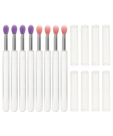 40 Pcs Silicone Lip Brush Set - Lip Mask & Eyeshadow Applicator - Assorted Colors for Perfect Makeup - Buy Online on SooperMarket.com