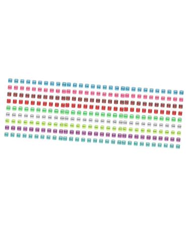 Balacoo 300 Pcs Homing Pigeon Identification Ring Tools Private Pigeons Marker Bird Distinguish Tool Birds 1.1x0.8cm x3pcs Colorfulx3pcs