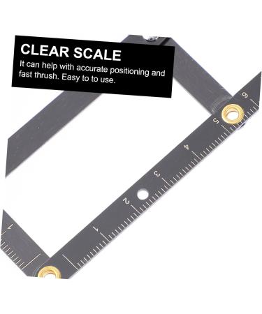 Mikinona Eyebrow Scale Mini Tools Makeup Tools Eyebrow Stencil Eyebrow Positioning Tool Balance Caliper Miss 1 count (Pack of 1) Black - Buy Online on SooperMarket.com