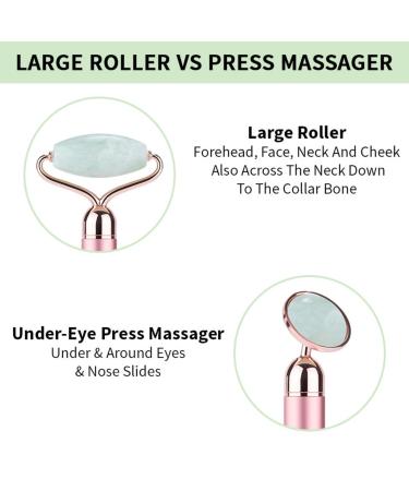Nykaa Naturals Green Jade Vibrating Face Roller - Tone Muscles Reduce Eye Bags Prevent Acne & Dark Circles - 1 pc - Buy Online on SooperMarket.com