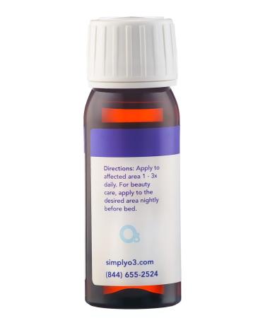 Buy Pure Organic Ozonated Olive Oil Extra Strength 1200 - Acne Anti-Aging Rosacea Treatment for Sensitive Skin - Made in Spain - Buy Online on SooperMarket.com