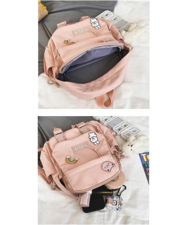 Kawaii Black Mini Backpack with Accessories for Teens - Aesthetic Small Backpack - Buy Online on SooperMarket.com