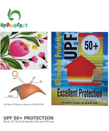 UPF 50+ Rose Flower Baby Girls Swimsuit with Snap Bottom for 9-12 Months | UV Protection Baby Swimwear - Buy Online on SooperMarket.com
