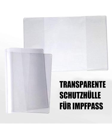 VOCIBO 2-Pack Vaccination ID Protective Cover | Waterproof Vaccine Card Holder for Adult Pass | Fits 93x130mm Vaccination Pass - Buy Online on SooperMarket.com