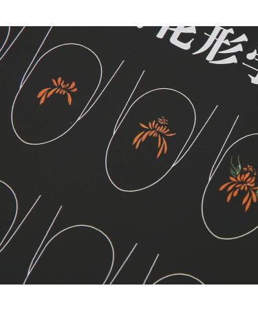 Nail Art Practice Book Simple & Easy to Use Cost-saving. Suitable for Beginners Multiple Nail Types. Nail Art Training Tool for Manicure Novel Practice (painted flowers) - Buy Online on SooperMarket.com