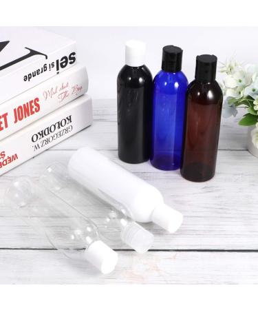 Minkissy 6pcs 250ml Portable Travel Bottles Plastic Refillable Bottles Plastic Squeeze Bottle with Disc Cap for Shampoo Lotion (Mixed Colors Bottle) Assorted Color - Buy Online on SooperMarket.com