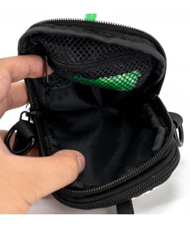 COOWOON GASSI BACK DOG Crossbody Bag - Dog Walking Essential with Poop Bag Dispenser Ideal for Toys & Accessories - Stylish White Leopard Design - Buy Online on SooperMarket.com