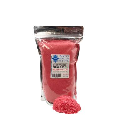 Baking Beauty and Beyond Premium Floss Sugar for Cotton Candy - Cotton Candy Flossing Sugar with Natural Ingredients Perfect for Every Occasion Bulk Floss Sugar 400g - Marshmallow Flavour