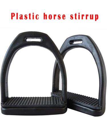 LYXMY Horse Stirrups 1 Pair Lightweight Wide Track Horse Riding Stirrup with Non-slip Rubber Pad Equestrian Supplies for CHIldren or Adults - Buy Online on SooperMarket.com