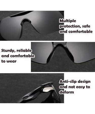 Buy BDSHUNBF Sports Sunglasses - UV400 Bicycle Glasses for Men | Windproof & Fast Perfect for Cycling & Outdoor Activities - Buy Online on SooperMarket.com