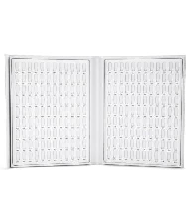 Nail Art Display Book Nail Color Chart Display Professional Salon Nail Color Swatches Nail Practice Card Design Board Nail Tip Storage Tools for Nail Art Showing(white) - Buy Online on SooperMarket.com