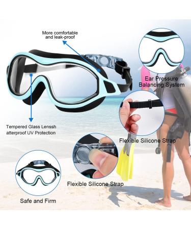 Best Swimming Goggles for Adults & Youth | No-Fog Anti-Fog UV Protection | 180 Clear Vision - Buy Online on SooperMarket.com