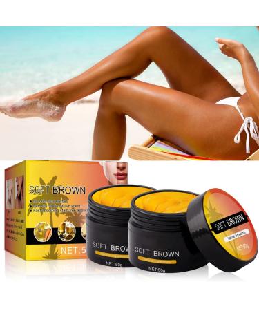 2PCS Tanning Gel  Intensive Tanning Luxe Gel  Tanning Accelerator Cream  Tan Accelerator for Outdoor Sun  Dark Tanning Cream Achieve a Natural Tan Skin