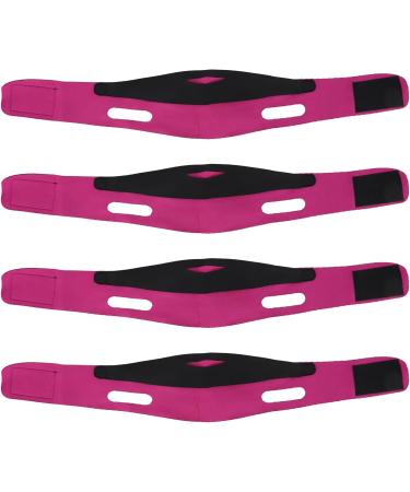 4 Pack Reusable V Line Mask Face Lifting Bandage Face Slimming Belt Double Chin Reduction Mask V Shaped Slimming Face Mask - Buy Online on SooperMarket.com