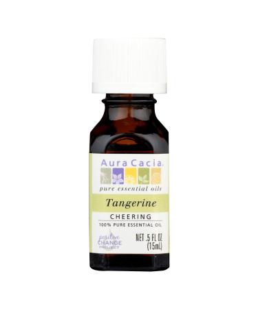 Aura Cacia 100% Pure Essential Oil Tangerine .5 fl oz (15 ml)