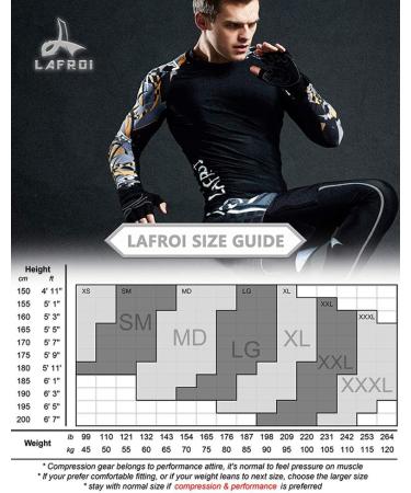LAFROI YSK08 Quick-Dry Compression Leggings with Waistband for Men - M Warrior | Best International Shipping - Buy Online on SooperMarket.com