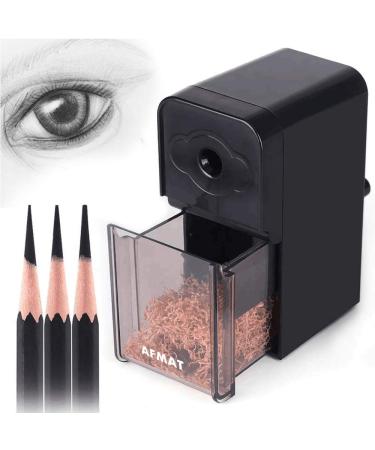 AFMAT Long Point Pencil Sharpener  Art Pencil Sharpeners  Charcoal Pencil Sharpener for Artists  Drawing Pencil Sharpener Manual for Art Pencils/Drawing/Sketching Pencils( 6-8.2mm)  Adjustable Points Manual Pencil Sharpe...
