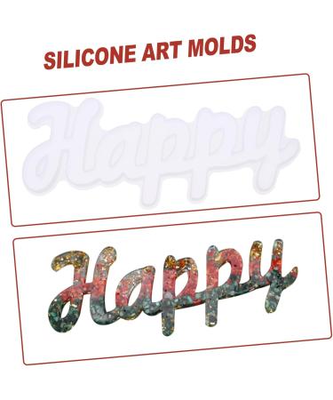 STOBOK 1pc Crystal Epoxy Mold Casting Molds Welcome Craft Mold Listing Letter As Shown 22.6X9X1.2CM - Buy Online on SooperMarket.com