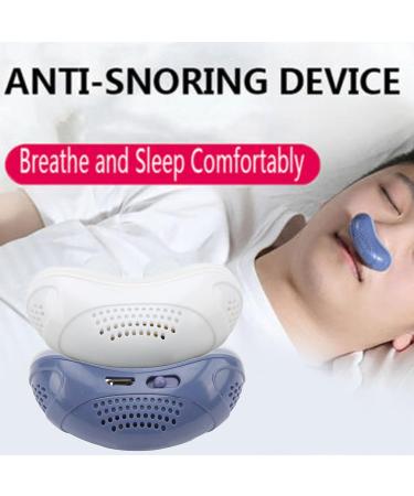 Easy Breathe Micro Blower Prevent Snoring Device - Comfortable Electric Sleep Aid for Travel (White) - Buy Online on SooperMarket.com